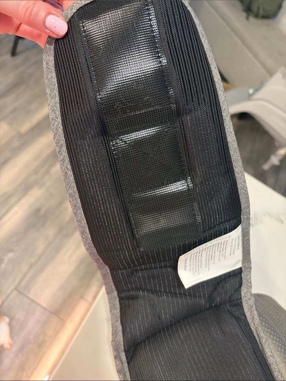 Gray baby belt hip Carrier